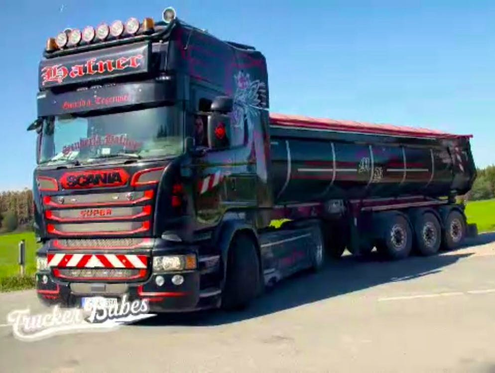 Der 40-Tönner von «Prinzessin» Christina, ein Scania Modell R580 mit 580 PS.