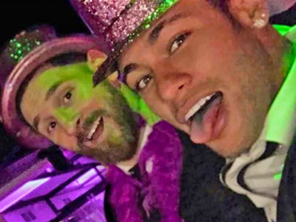 Zwei Party-Clowns: Messi und Neymar.