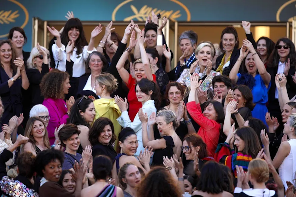 Storico red carpet Cannes, marcia donne