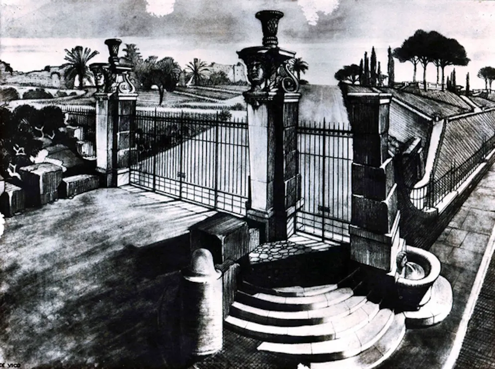 Piazze e parchi, la Roma di De Vico