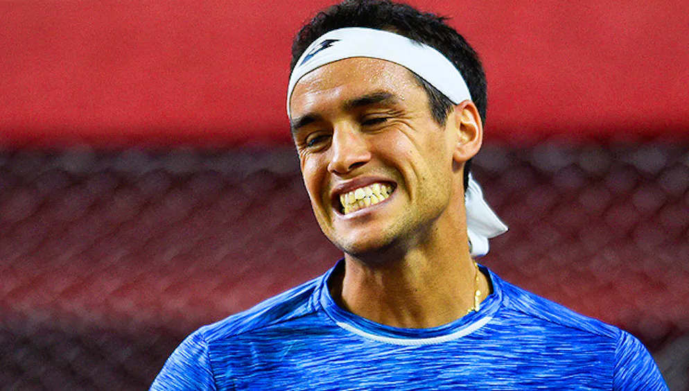 Nicolas Kicker rit jaune: il risque de ne plus fouler les courts de tennis professionnels.