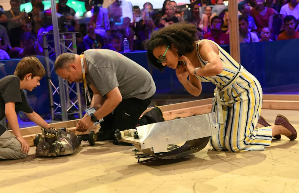 Schbunk contre Batmobile, le combat de robots à Vivatech