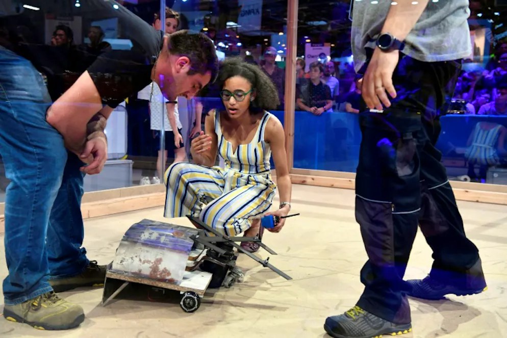 Schbunk contre Batmobile, le combat de robots à Vivatech