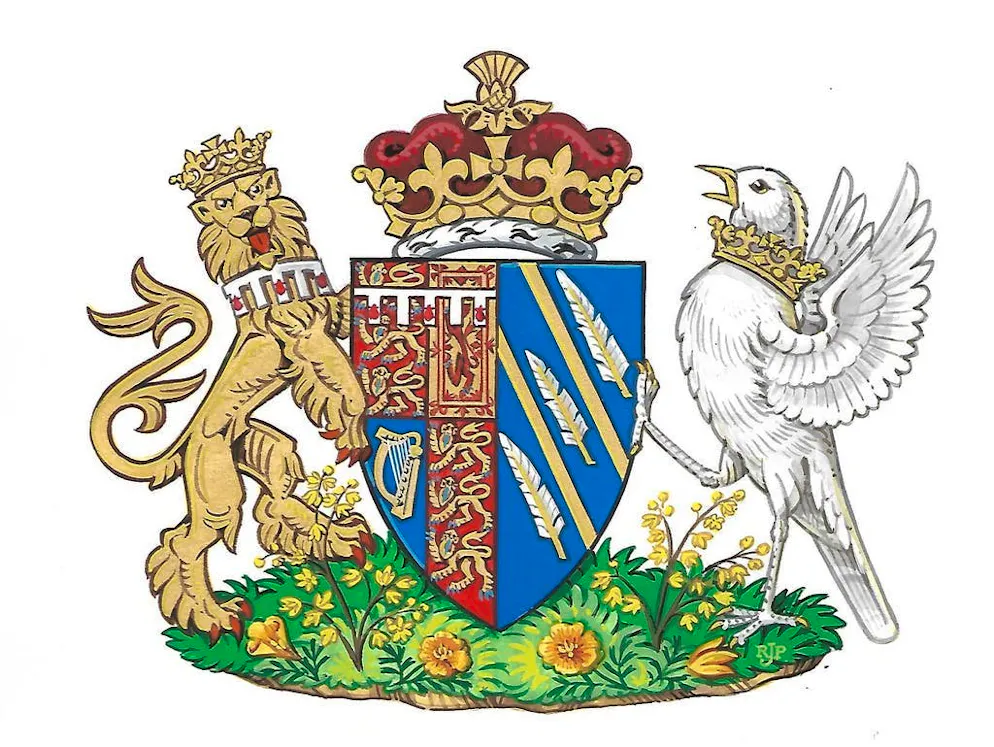Il nuovo stemma della duchessa di Sussex: Meghan Markle ha partecipato attivamente alla sua creazione.