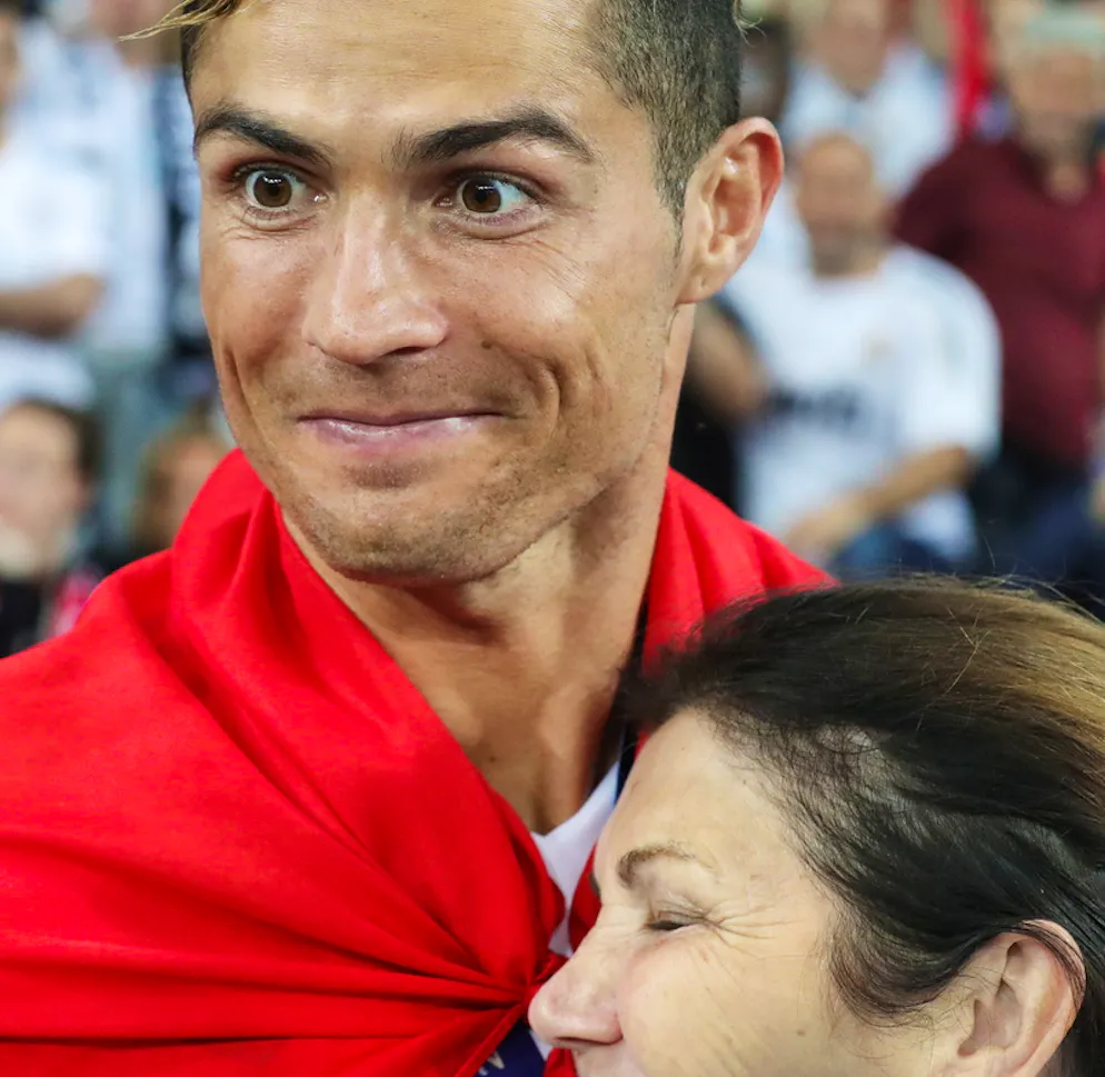 Cristiano Ronaldo e mamma Maria Dolores