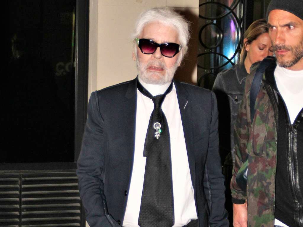 Karl Lagerfeld a grandezza naturale