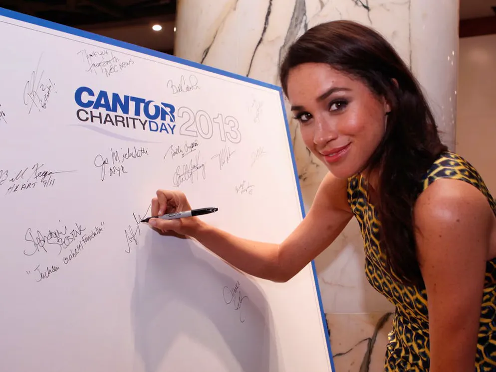 D'actrice à mariée royale: Meghan Markle. Elle a également travaillé en tant que calligraphe pour pouvoir payer son loyer.