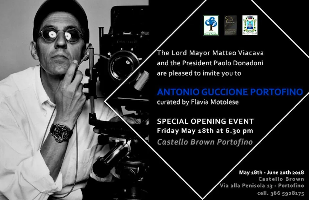 Guccione tra glamour e foto a Portofino