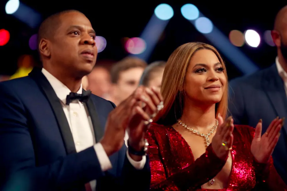 Beyonce et Jay-Ze assistent à la 59ème édition des Grammy Awards le 12 février 2017 à Los Angeles, en Californie