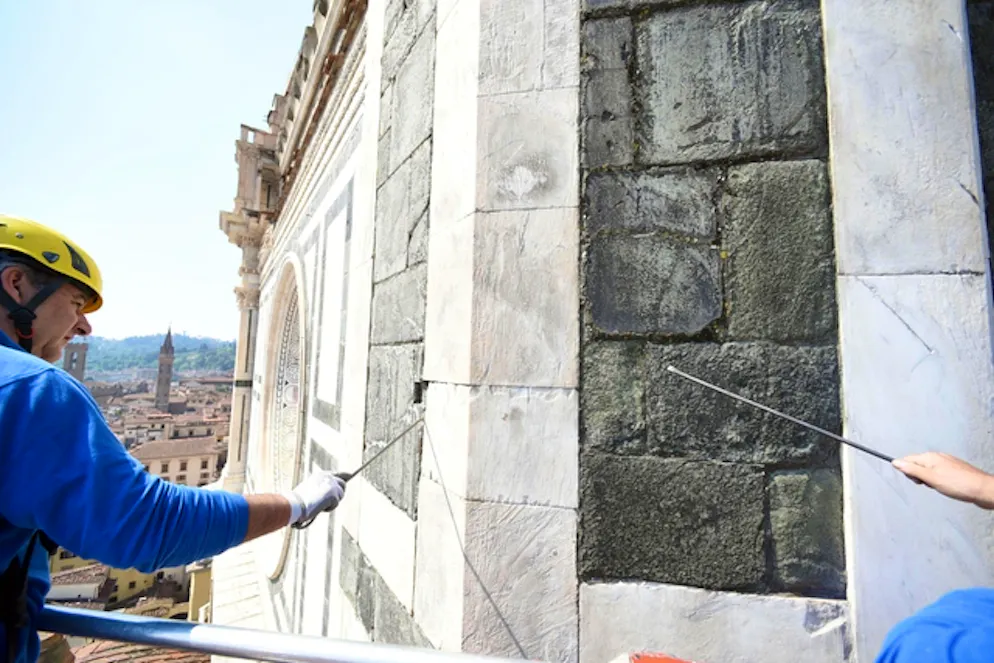 Al via monitoraggio marmi Duomo Firenze