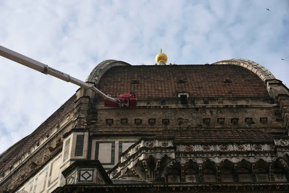 Al via monitoraggio marmi Duomo Firenze