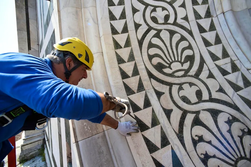 Al via monitoraggio marmi Duomo Firenze