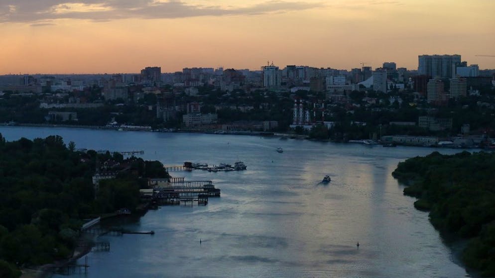 Vista sul fiume Don presso Rostov.