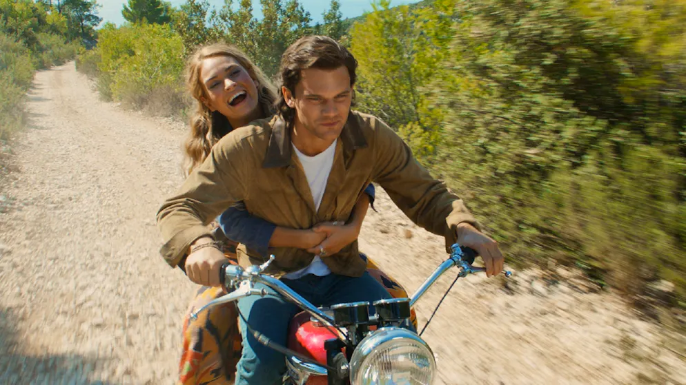 «Mamma Mia! Here We Go Again»: Die Bilder. Die beiden geben auch sonst ordentlich Gas.