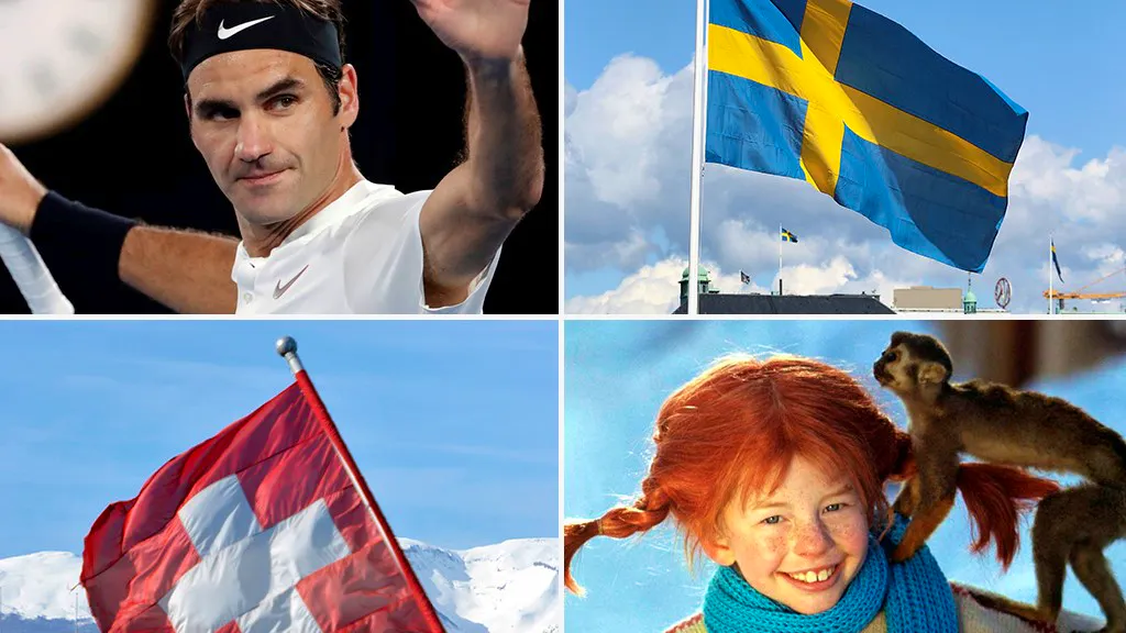 Vor dem wichtigen Achtelfinale. Die Schweiz oder Schweden? Bitte nicht verwechseln!