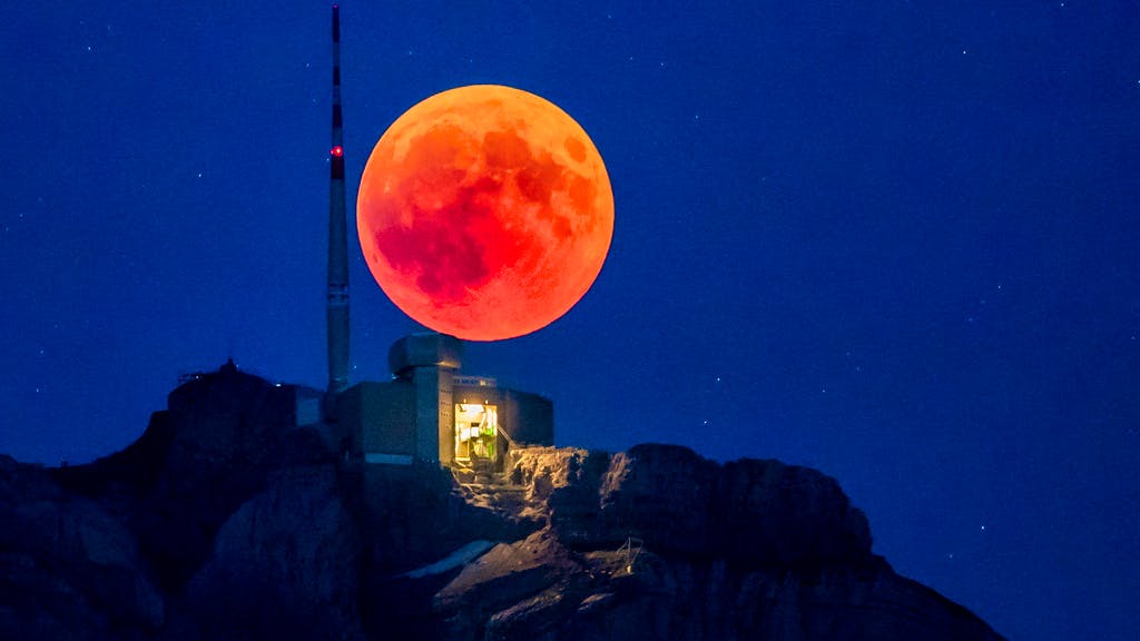 Der «Blutmond» in der Schweiz. So schön war die Mondfinsternis in der Schweiz