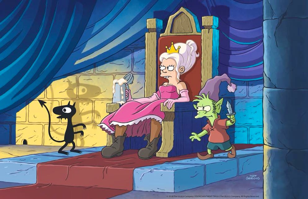 Les 3 séries qui vous empêcheront de dormir cet été!. «Disenchantment» sur Netflix.