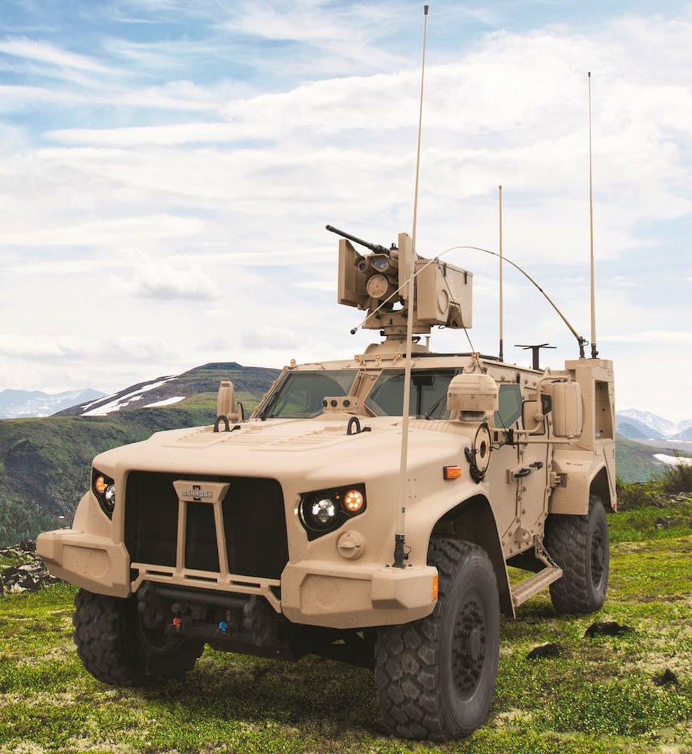 Diese Fahrzeuge beschafft die US Army 2019. Das <strong>Joint Light Tactical Vehicle </strong>ersetzt den alternden Humvee-Jeep, der seit 1983 bei der US-Armee im Dienst ist. Der Zuschlag für das leichte Militärfahrzeug ging an Oskosh Corporation in Oskosh, Wisconsin. Für <strong>5113 </strong>Wagen stehen <strong>2 Milliarden Dollar </strong>bereit.