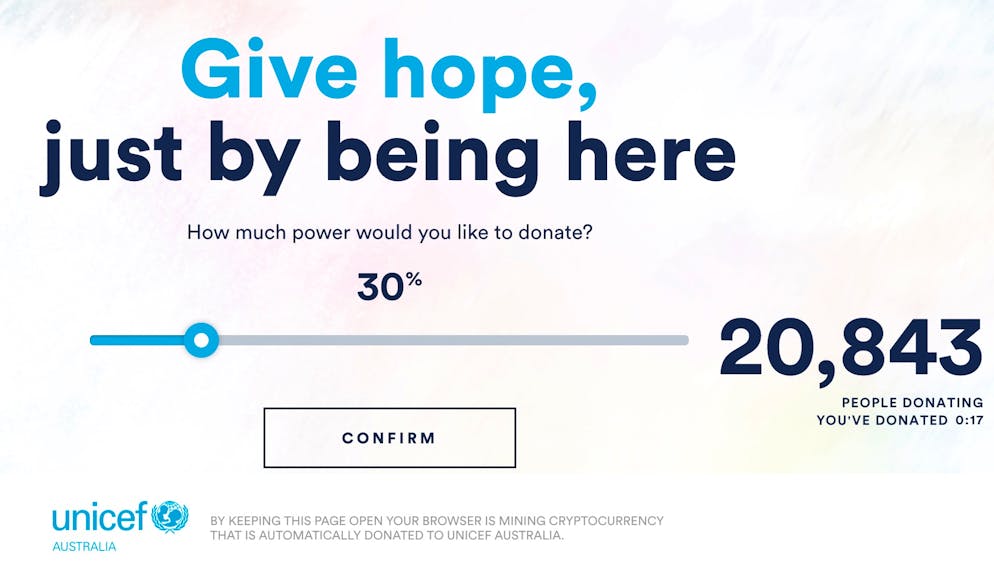 Die Rechenleistung seines PCs kann man auch einem guten Zweck spenden.