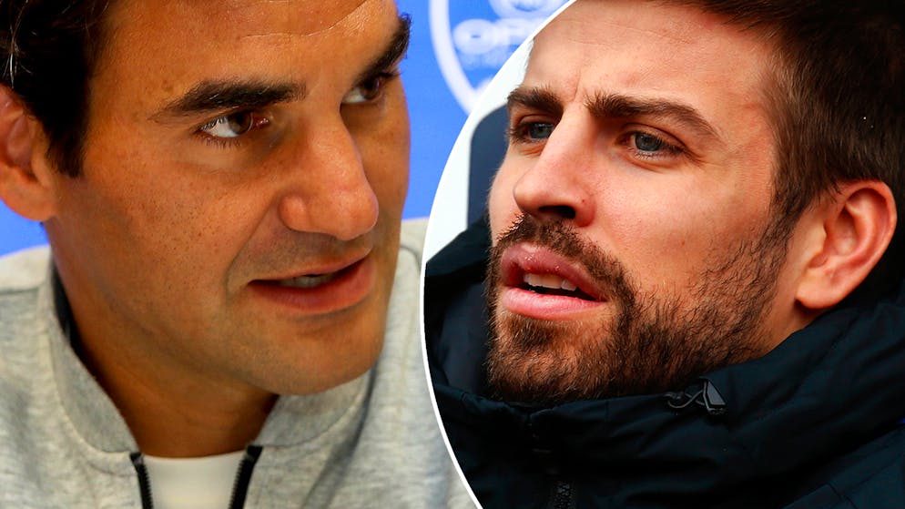 Bahnt sich da ein Zwist zwischen Roger Federer und Gerard Piqué an?