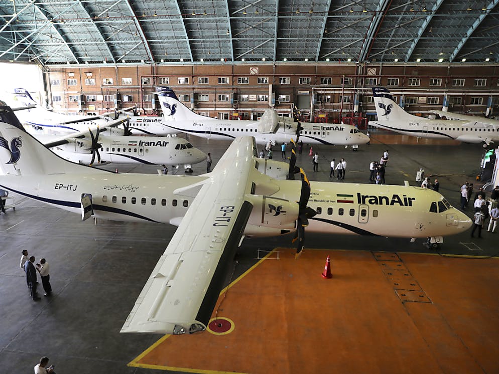 Am Tag vor neuen US-Sanktionen hat der Iran in Europa noch fünf neue Flugzeuge des Typs ATR72-600 gekauft.