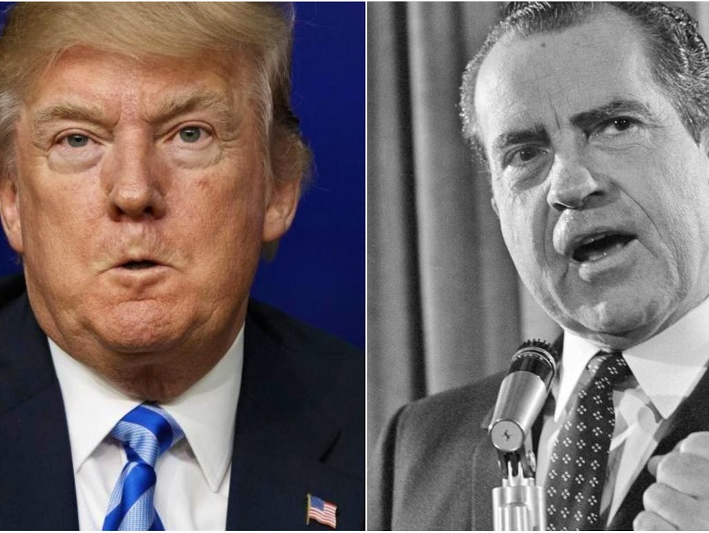 Ein Gruss Von Nixon Trump Erlebt Gerade Sein Personliches Watergate
