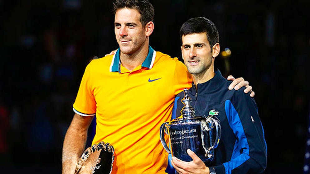 Novak Djokovic a battu Juan Martin Del Potro dimanche dernier en finale de l'US Open.