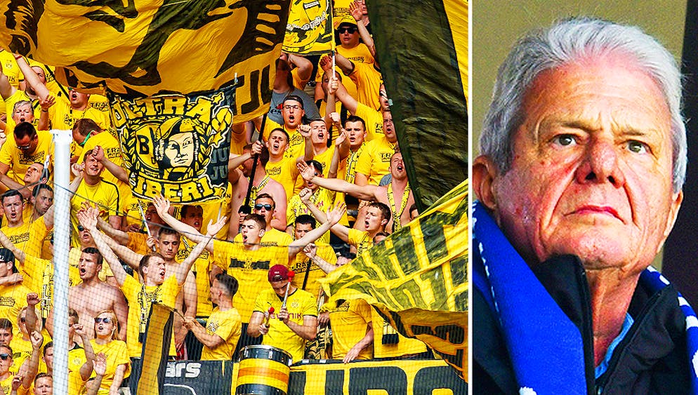 Hopp gegen die BVB-Fans.