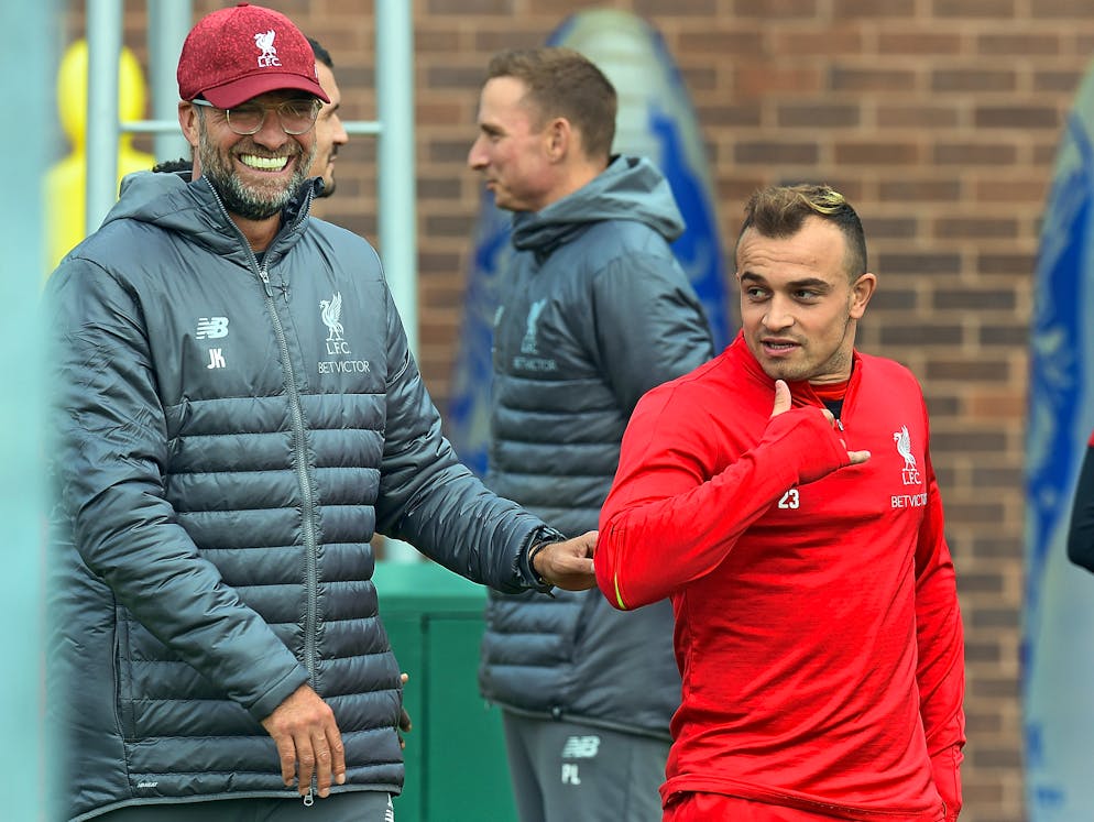 Liverpool-Trainer Klopp glaubt fest an Xherdan Shaqiri.