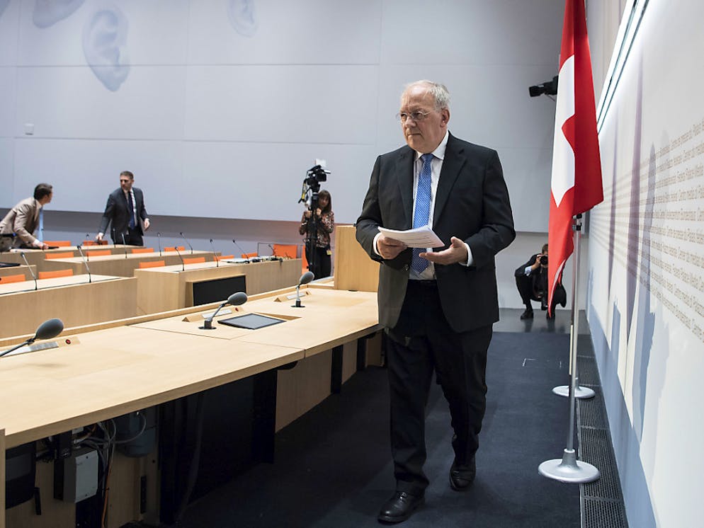 Johann Schneider-Ammann quittera son poste de conseiller fédréal à la fin de l'année.
