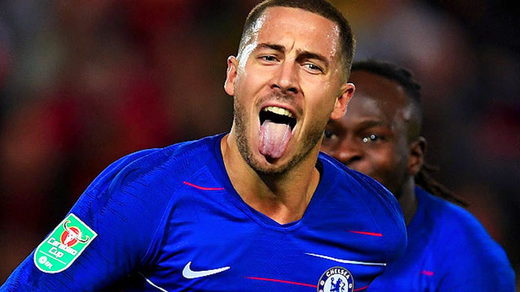 Le festival  d Eden  Hazard  qui coule Liverpool en Cup