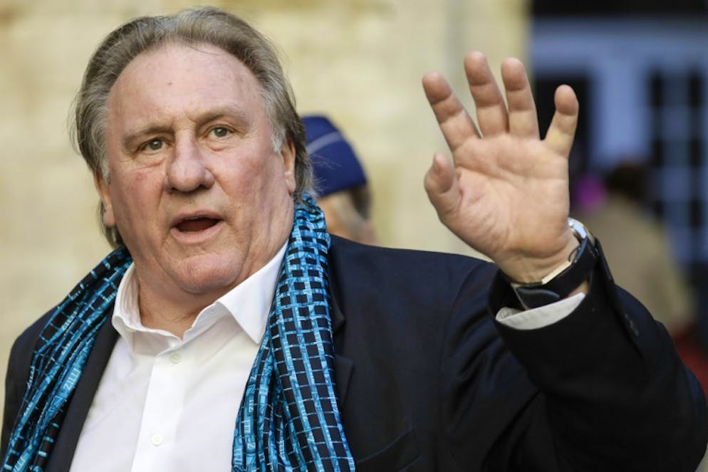 Photo archive montrant l'acteur français Gérard Depardieu le 25 juin 2018 à Bruxelles