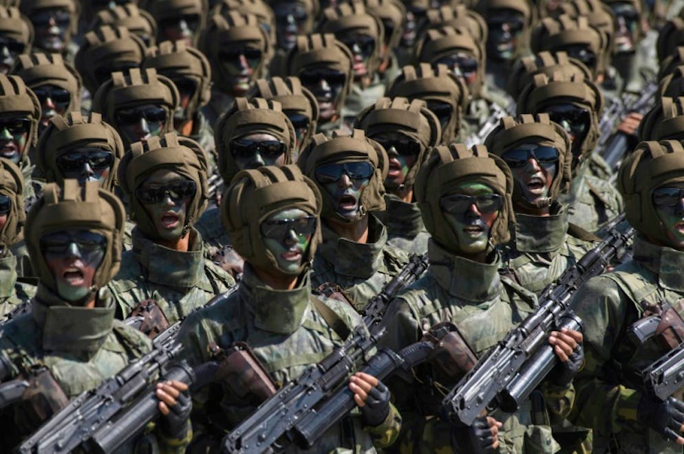 Défilé militaire à Pyongyang, le 9 septembre 2018