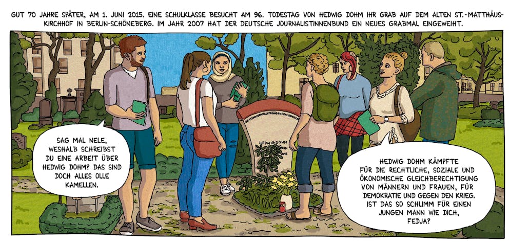 Serpentina Hagners Frauenstimmrecht-Comic