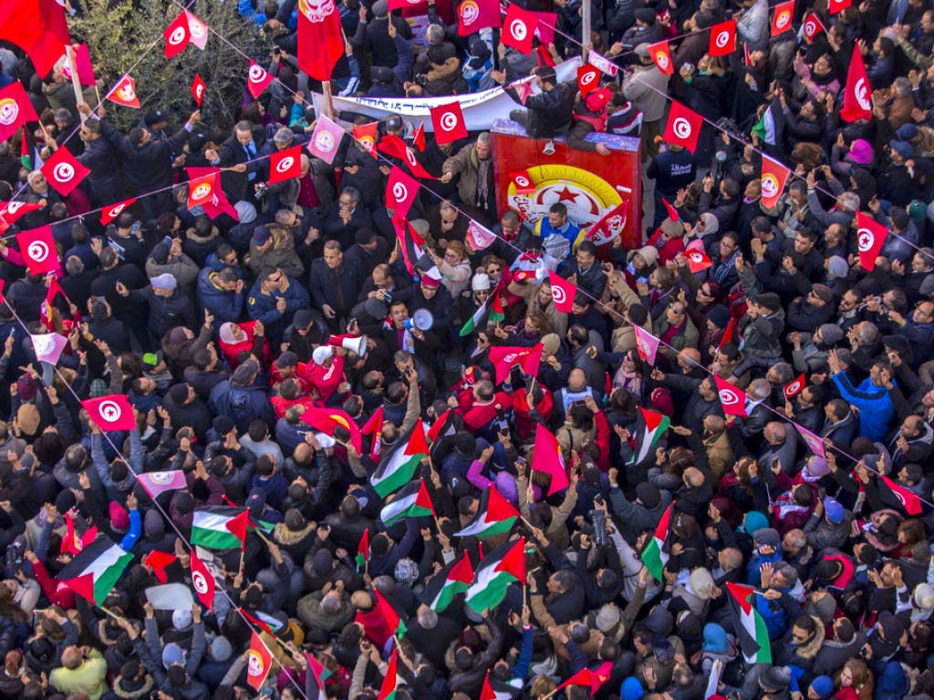 Grève Générale Tunisie 2022 Grève massive en Tunisie