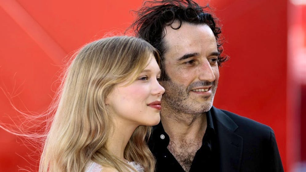 Todeschini aux côtés de Léa Seydoux à la Mostra de Venise.