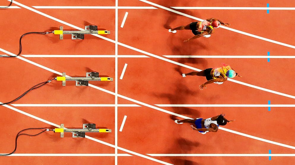 Die «upper cameras» sollen dem TV-Zuschauer die Athletinnen und Athleten noch näher bringen.