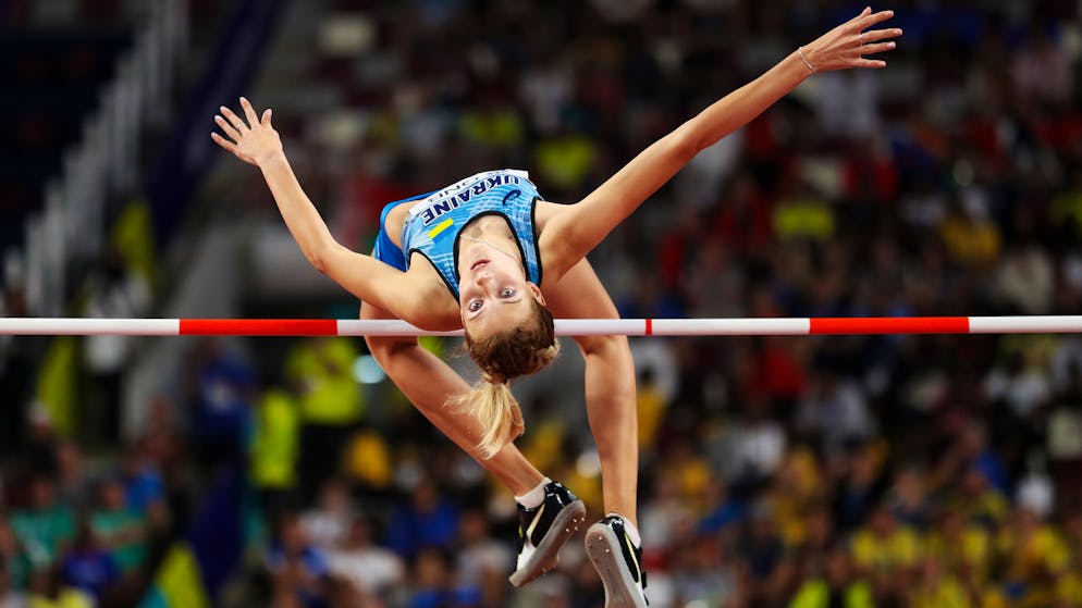 Die besten Bilder der Leichtathletik-WM 2019. Die Ukrainerin Yaroslava Mahuchikh in Aktion.