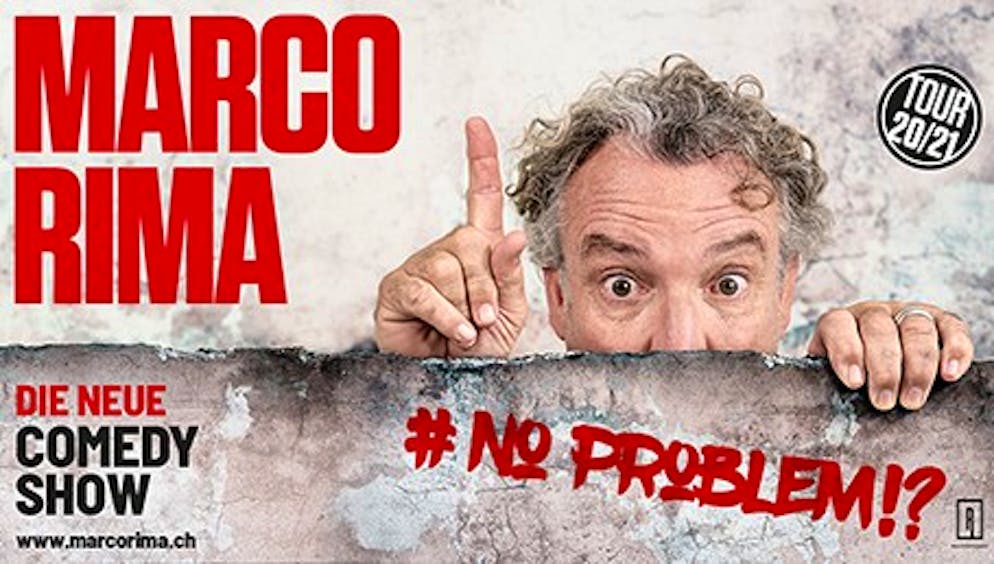 Marco Rima geht nächstes Jahr mit einer neuen Comedyshow auf Tournee. Der Vorverkauf für das Programm «#no Problem!?» startet dieser Tage bei Ticketcorner.