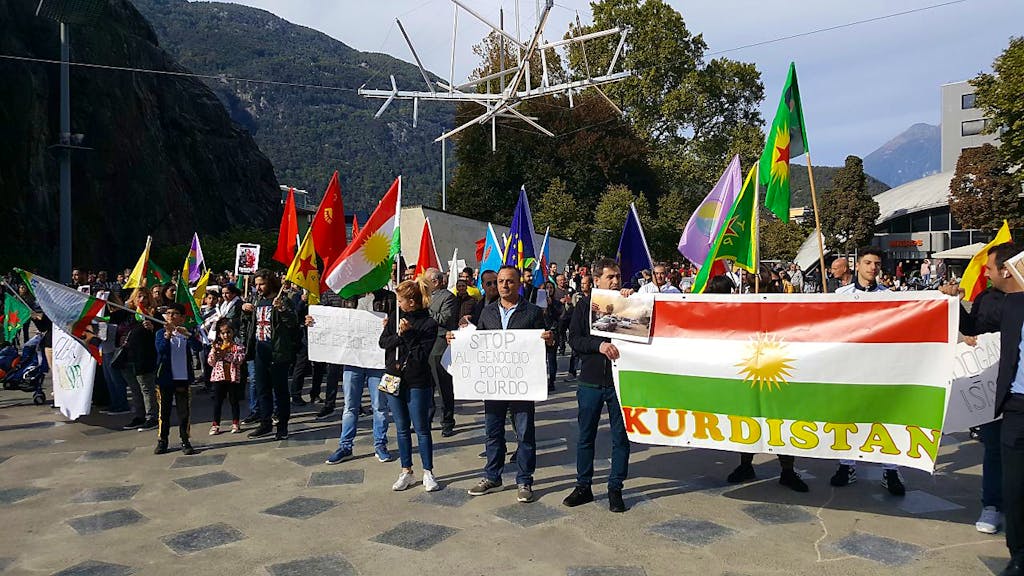 Türkische Offensive. Kurden-Demos in Zürich und Bellinzona