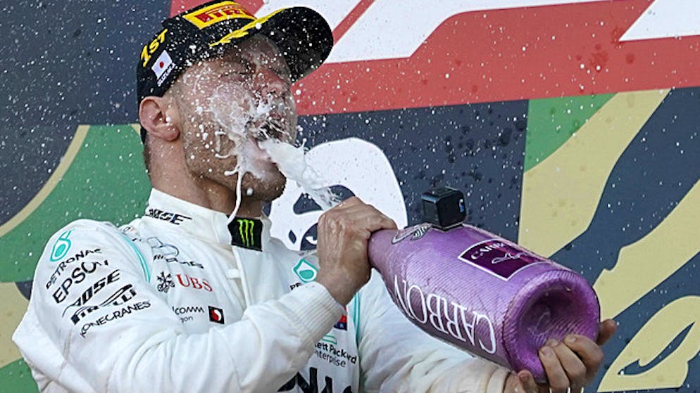 Valtteri Bottas feiert in Suzuka seinen dritten Sieg in dieser Saison, den sechsten insgesamt.
