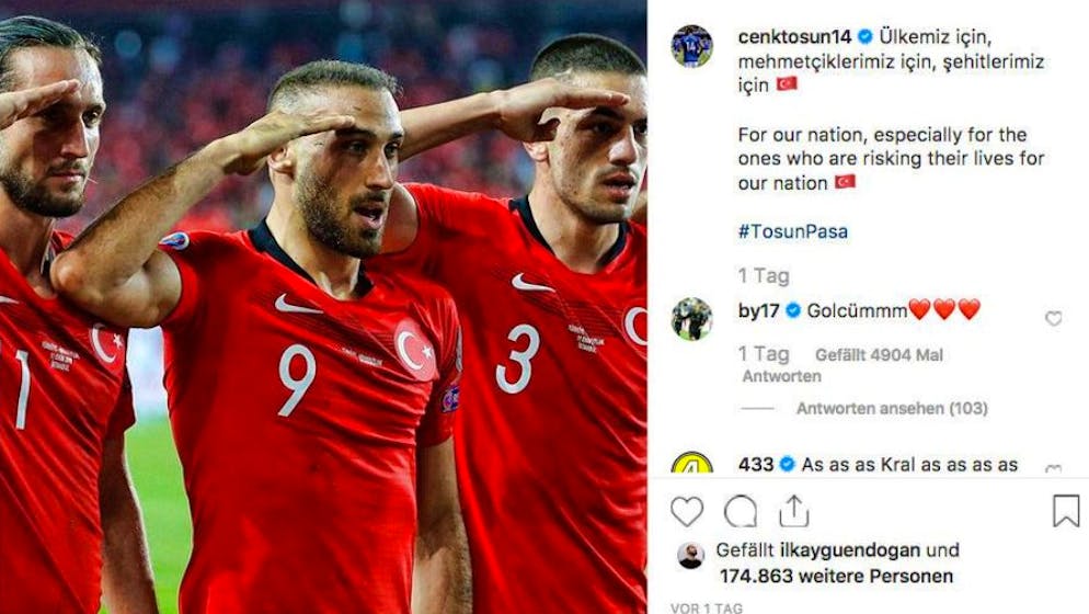 Ilkay Gündogan «liked» den Instagram-Post von Cenk Tosun.
