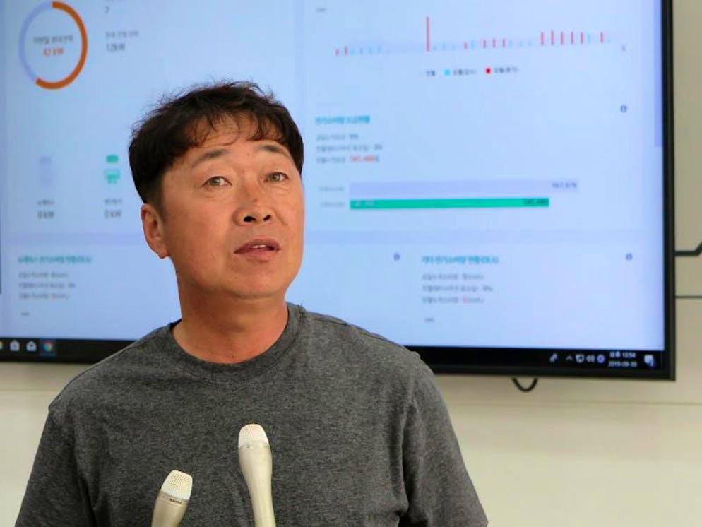 Kim Dong Gu ist Dorfchef des südkoreanischen Orts Daeseong-dong. 