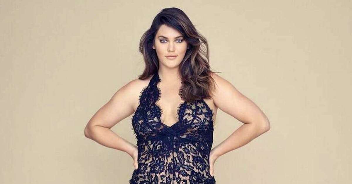 Apres ses maladresses Victoria s Secret a enfin un mannequin grande taille blue News