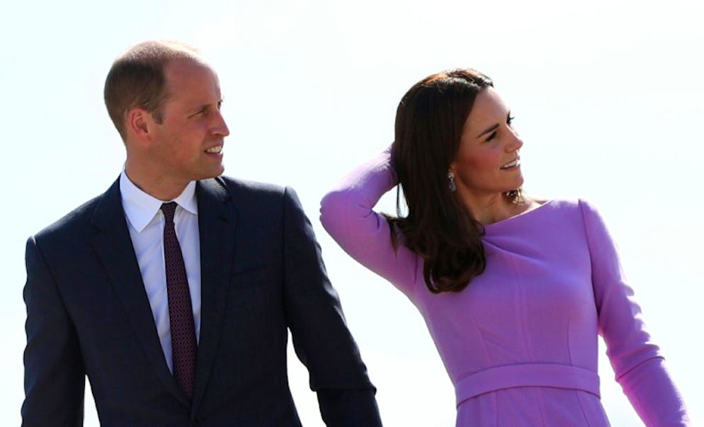Le Prince William et son &#xE9;pouse Kate lors d&apos;un voyage en Allemagne le 21 juillet 2017