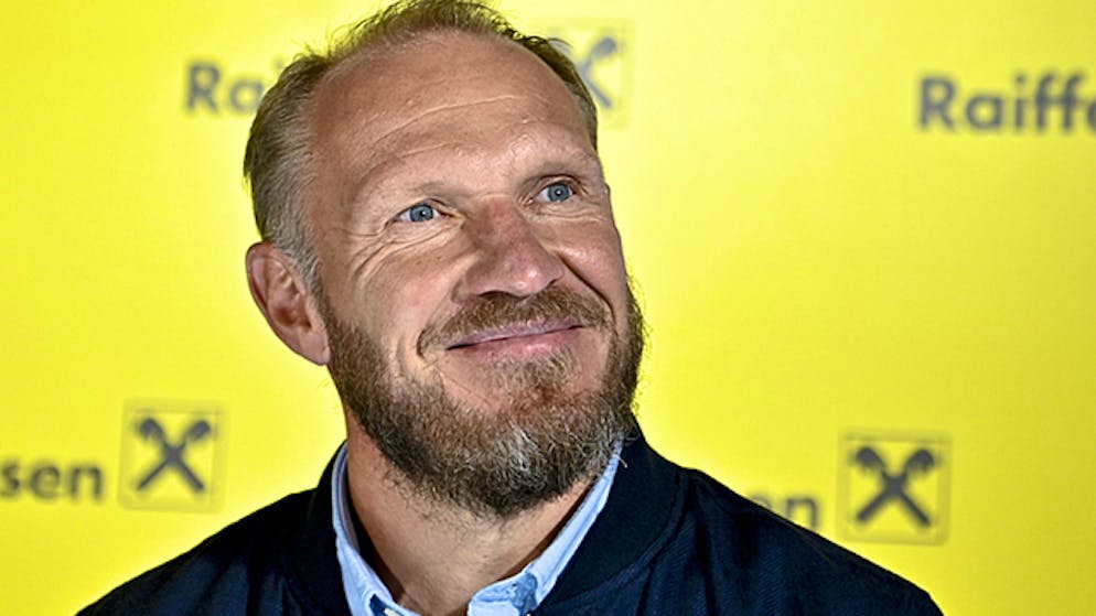 Hermann Maier am Donnerstag, 17. Oktober 2019, im Rahmen der Pressekonferenz «10 Jahre danach» in Wien.