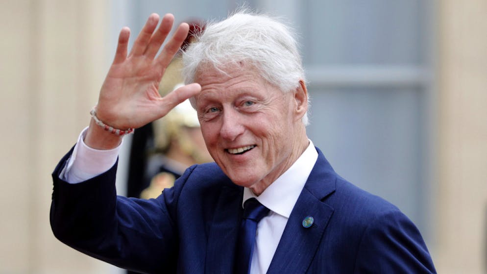 Fit wie ein Turnschuh: Der frühere US-Präsident Bill Clinton hat dank seiner Frau das Joggen entdeckt.