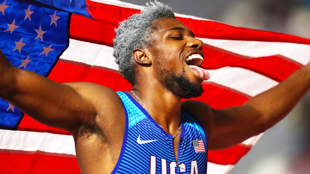 Die besten Bilder der Leichtathletik-WM 2019. Die 200 m gehen an den 22-jährigen Topfavoriten Noah Lyles, der in 19,83 Sekunden vor dem Kanadier Andre de Grasse (19,95) und Alex Quinonez aus Ecuador (19,98) siegt. Lyles gilt als der nächste Usain Bolt.