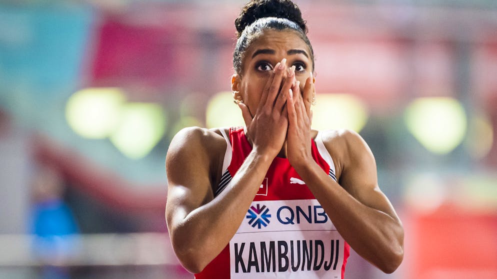 Die besten Bilder der Leichtathletik-WM 2019. Mujinga Kambundji kann es nicht fassen: Die Bernerin holt über 200 Meter WM-Bronze.