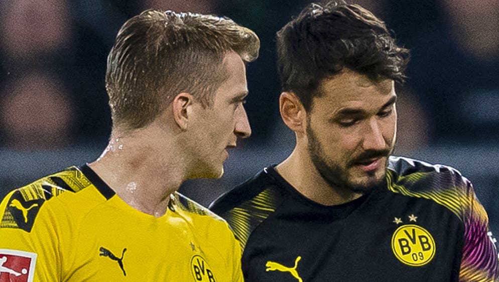 Muss gegen Gladbach nach 70 Minuten vom Platz: BVB-Goalie Roman Bürki (rechts).
